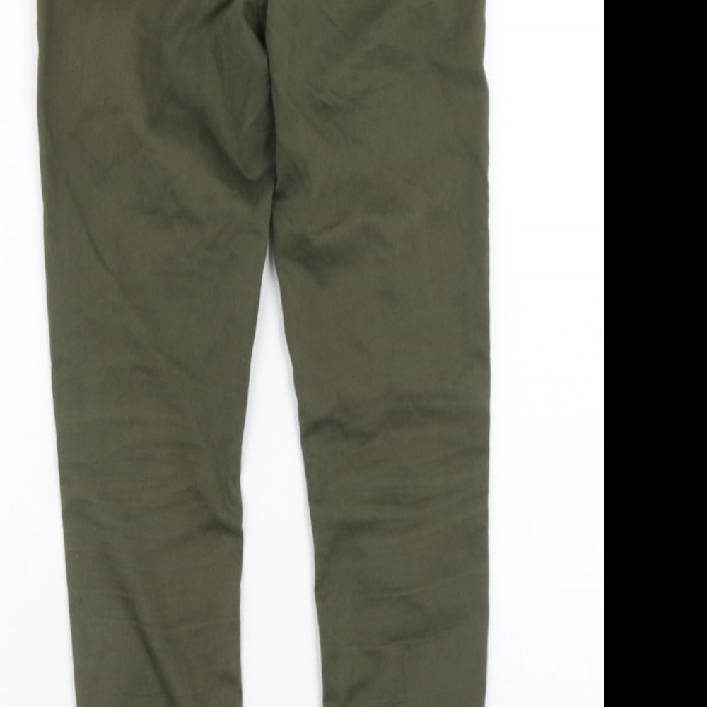 Marks and Spencer Womens Green Cotton Jegging Jeans Size 12 Regular