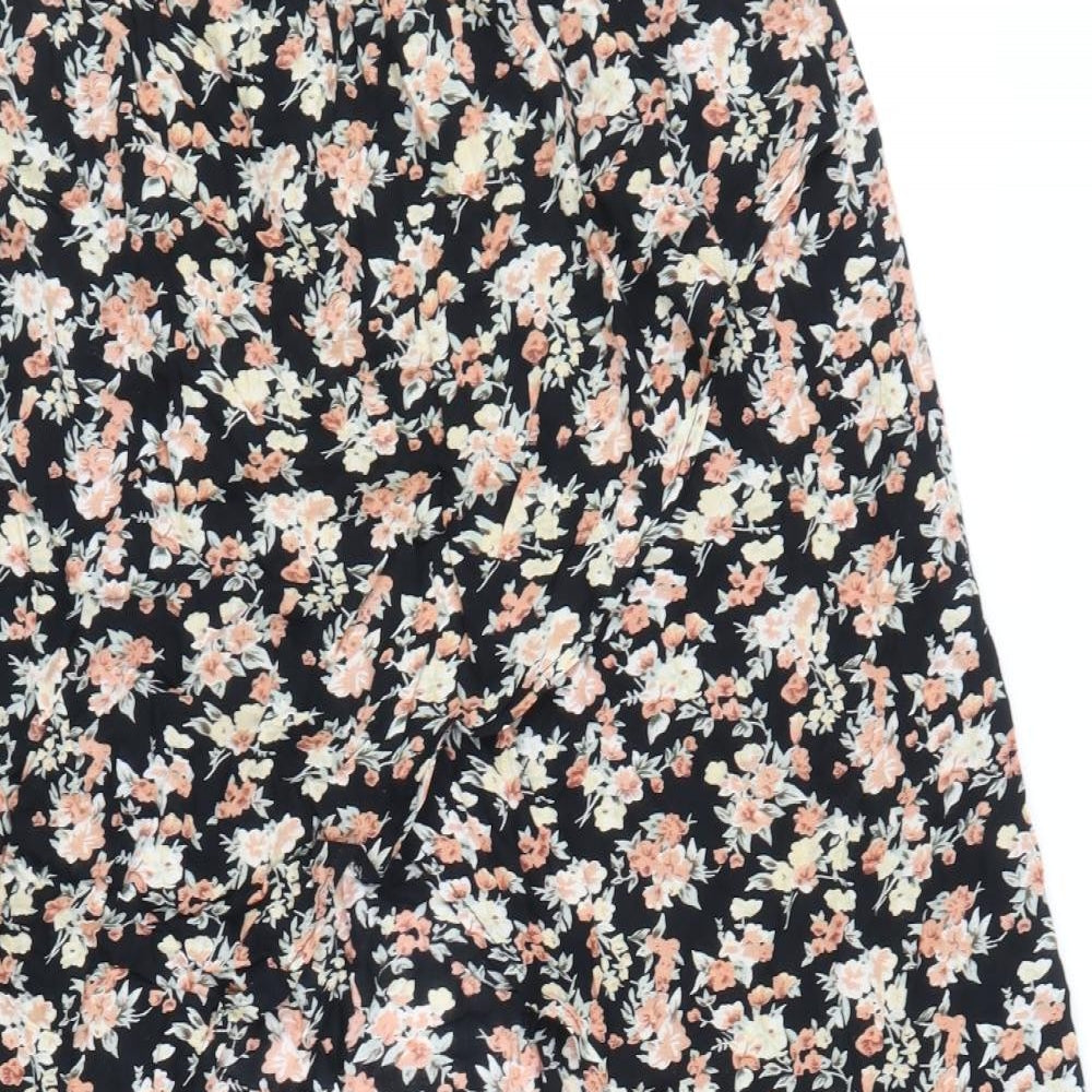 River Island Womens Multicoloured Floral Viscose Peasant Skirt Size 8