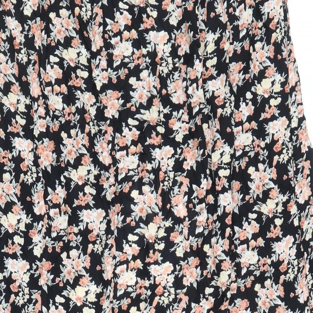 River Island Womens Multicoloured Floral Viscose Peasant Skirt Size 8