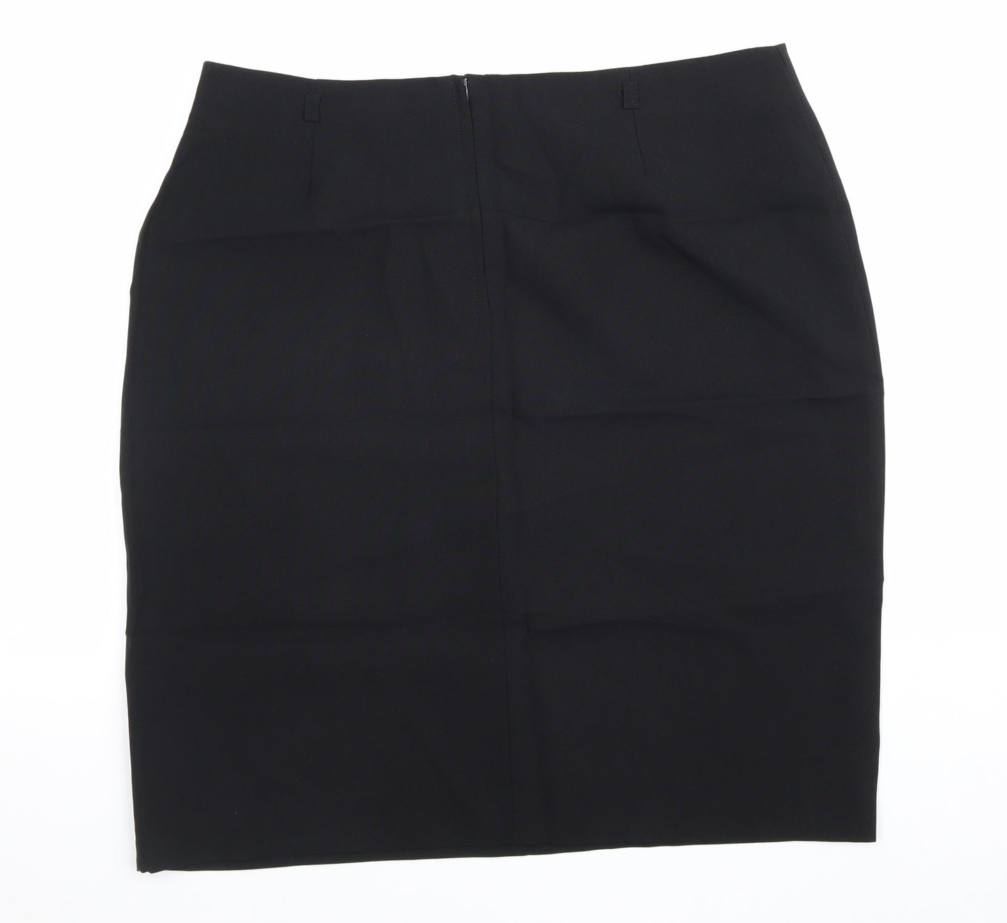 Atmosphere Womens Black Polyester Straight & Pencil Skirt Size 18 Zip