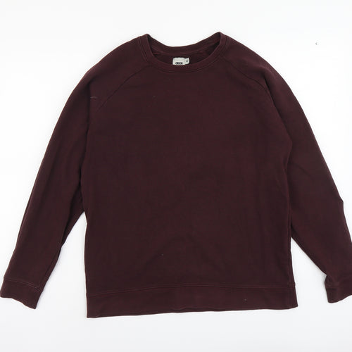 ASOS Mens Purple Cotton Pullover Sweatshirt Size M