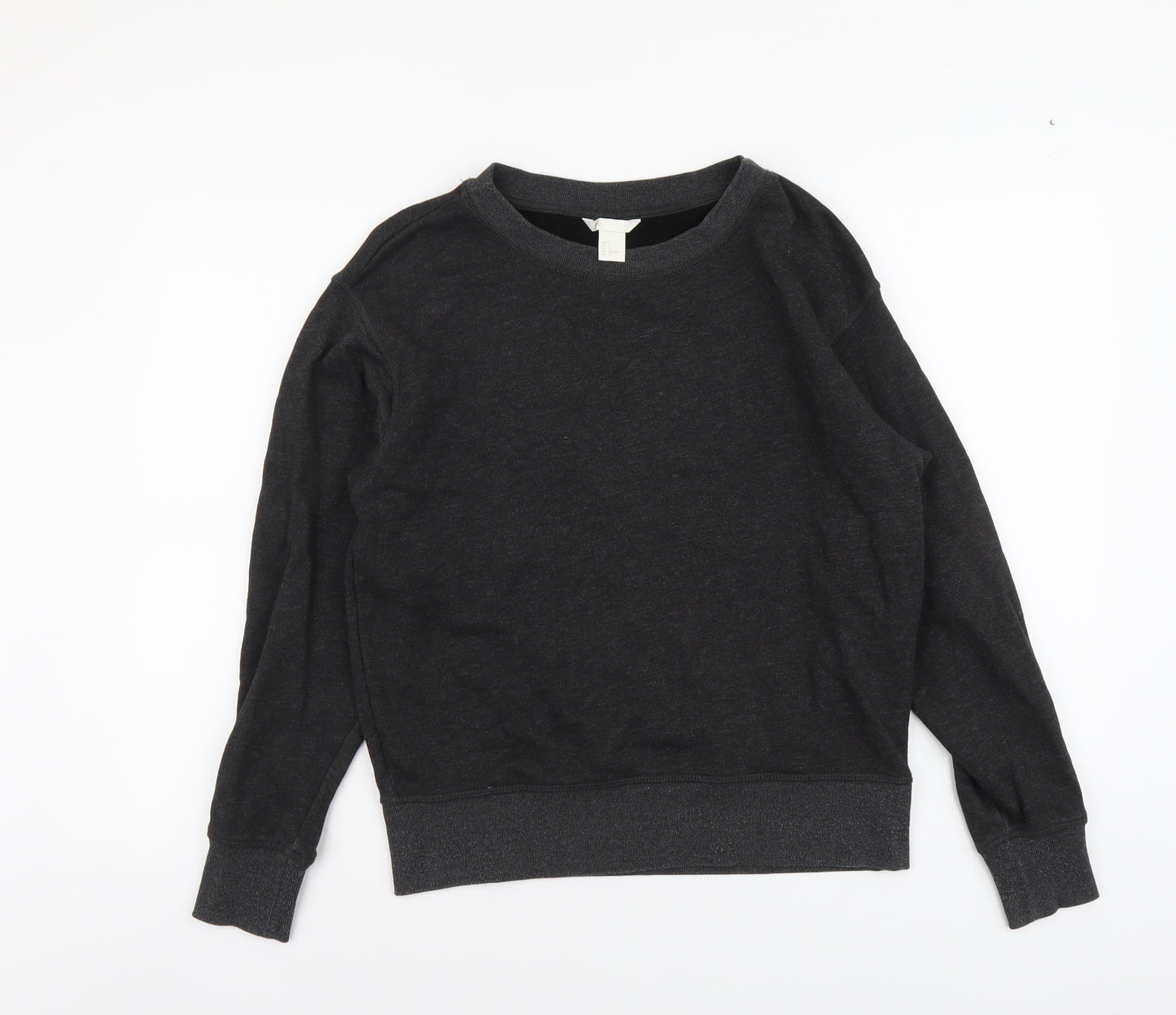 H&M Womens Grey Cotton Pullover Sweatshirt Size S Pullover