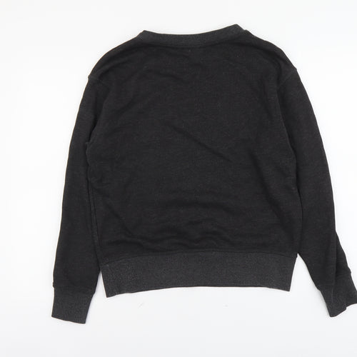 H&M Womens Grey Cotton Pullover Sweatshirt Size S Pullover