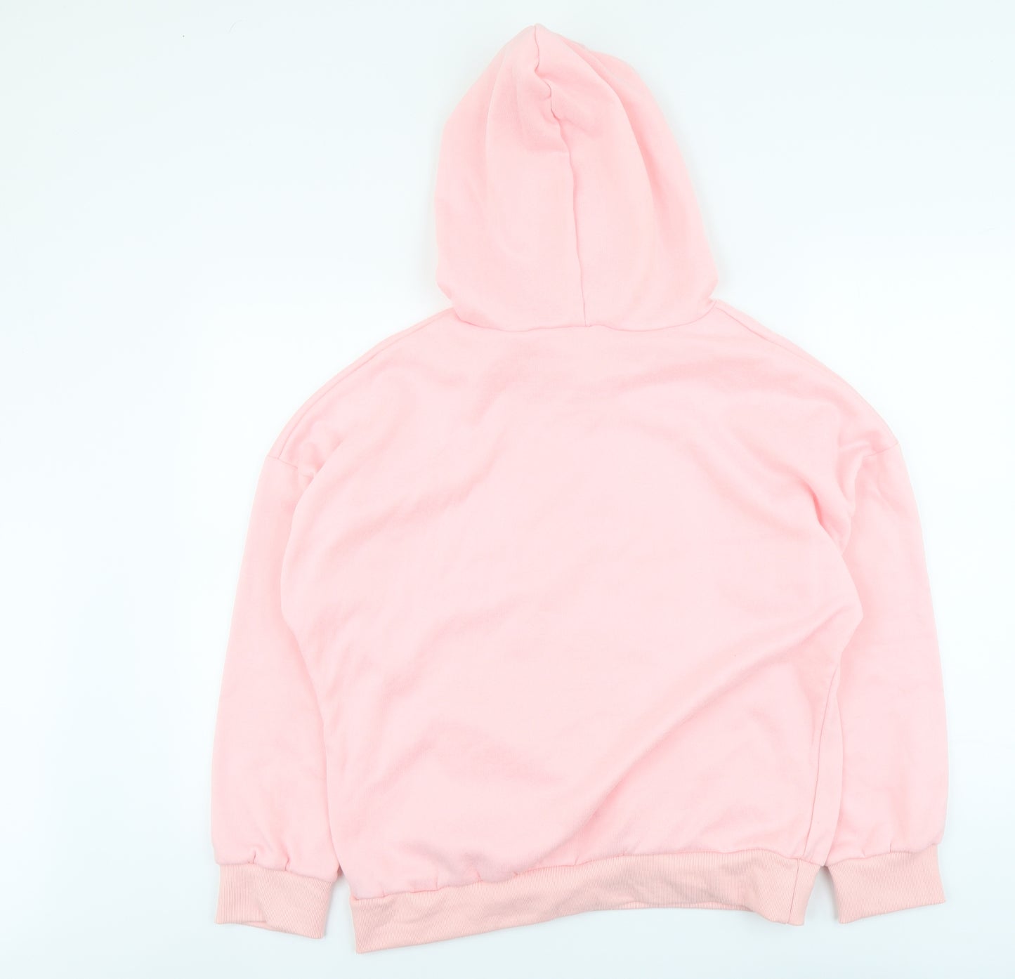 SheIn Womens Pink Polyester Pullover Hoodie Size L Pullover - Love You, Love Me