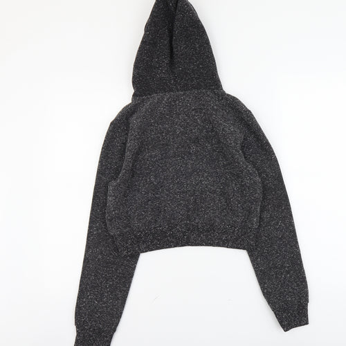 Hype Womens Grey Cotton Pullover Hoodie Size S Pullover