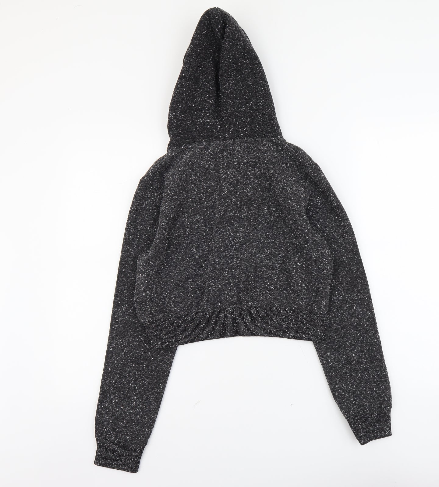 Hype Womens Grey Cotton Pullover Hoodie Size S Pullover