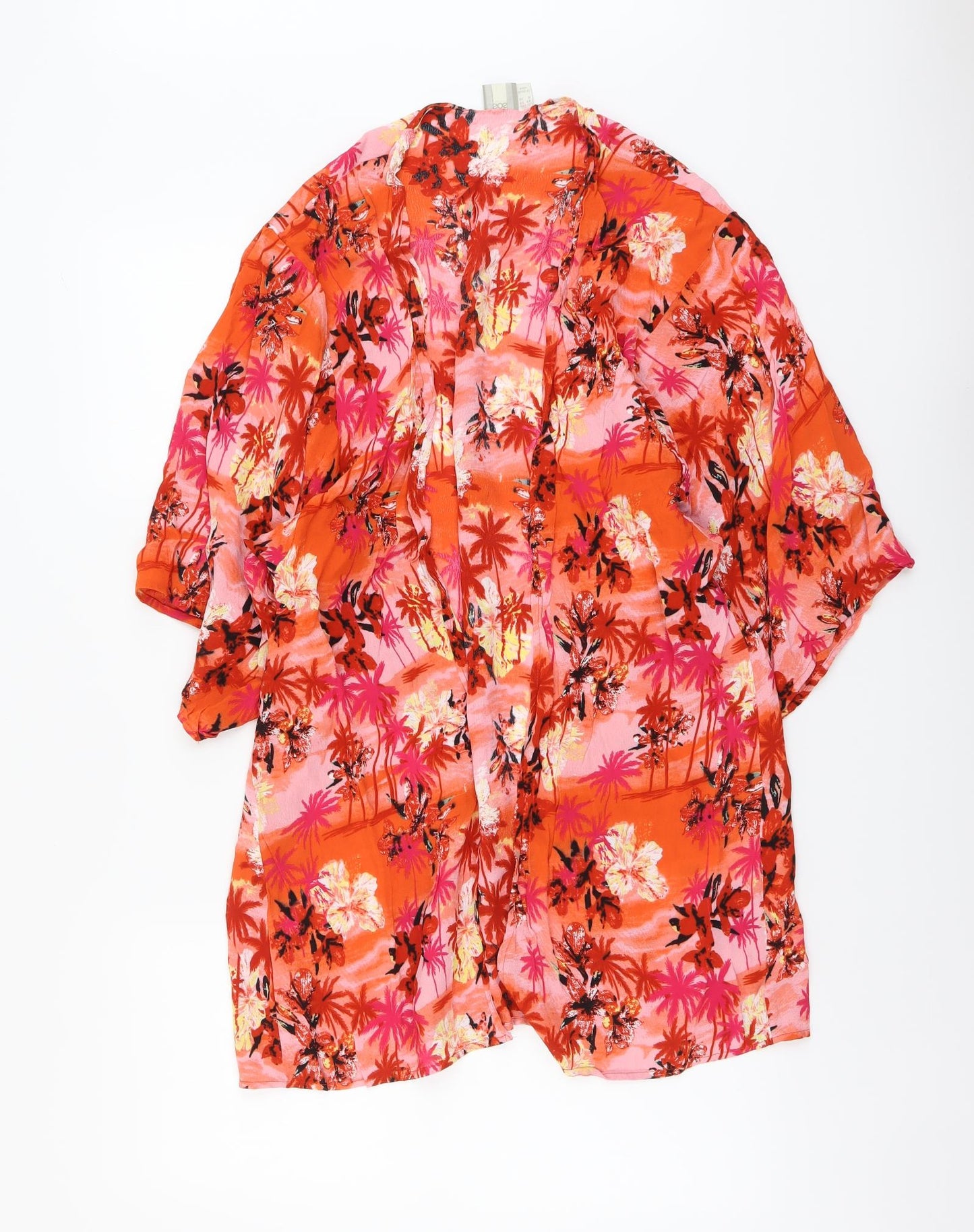 ASOS Womens Multicoloured Geometric Viscose Cover Up Size 12