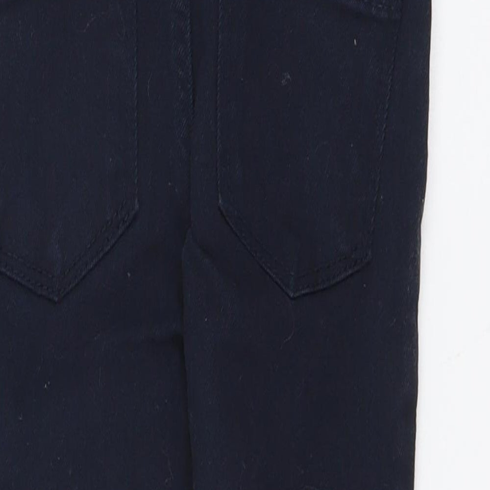 Primark Boys Blue Cotton Straight Jeans Size 3-4 Years Regular Button