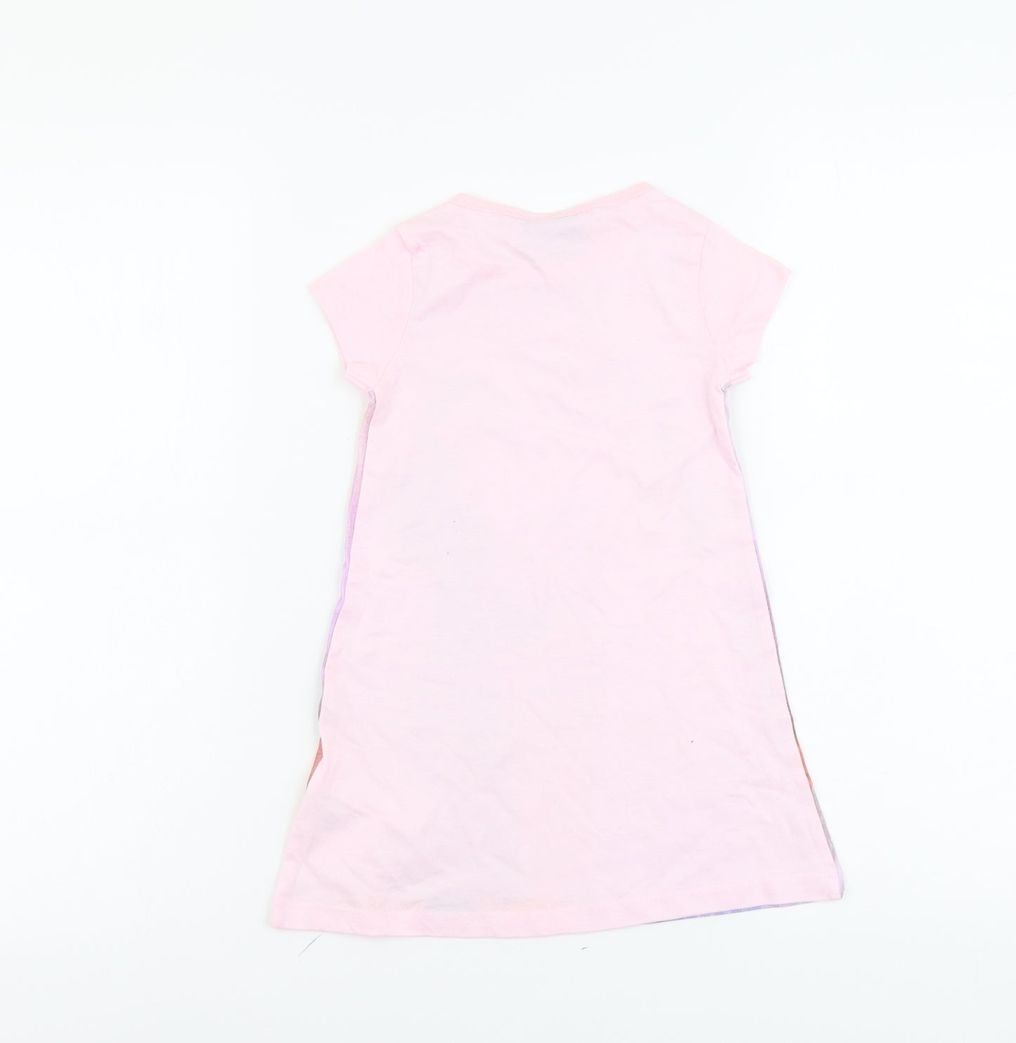 Frozen Girls Orange Cotton Trapeze & Swing Size 2-3 Years Round Neck Pullover - Sister Love