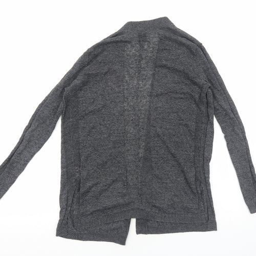 Gap Womens Grey V-Neck Cotton Cardigan Jumper Size XS