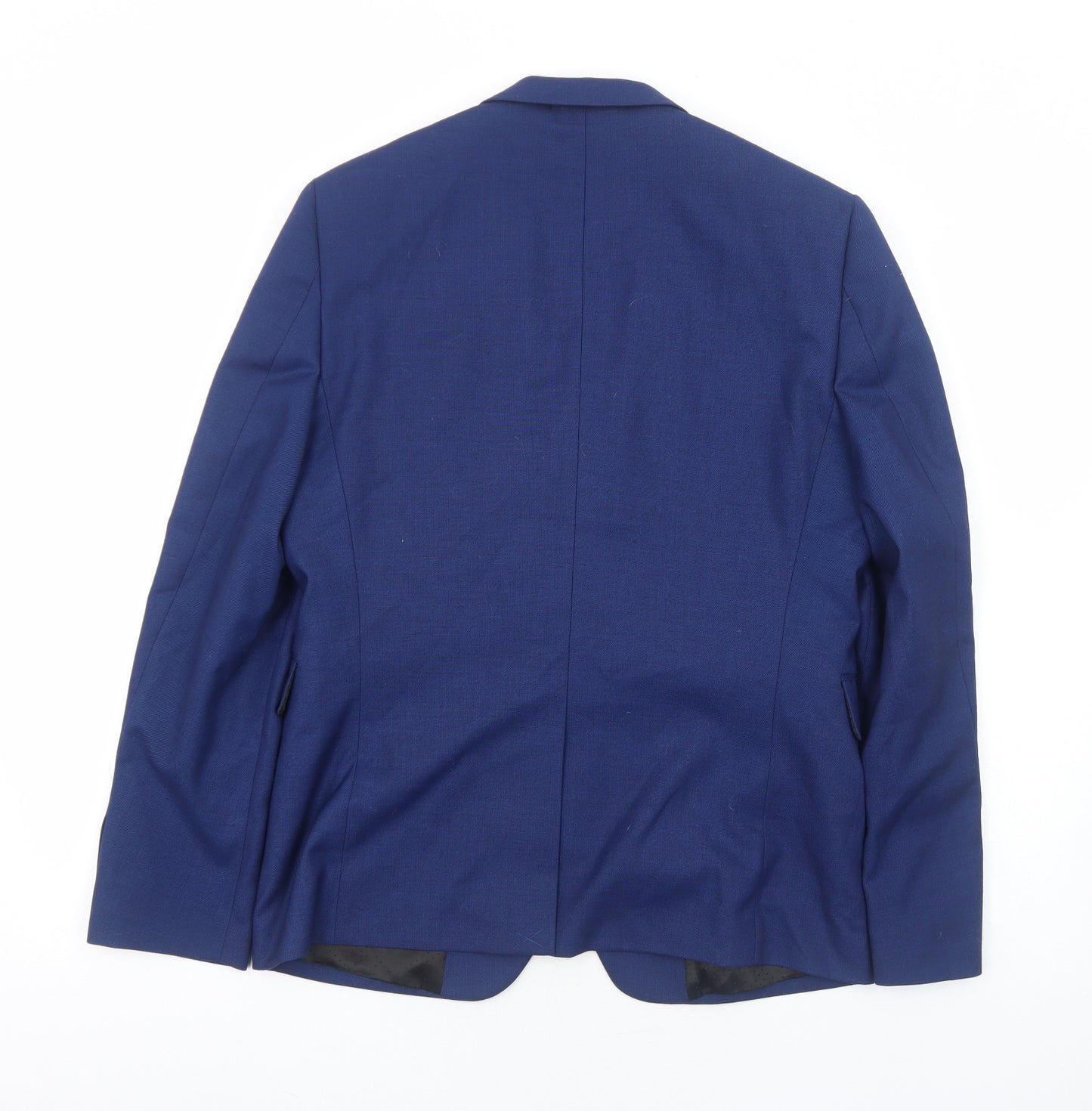 Burton Mens Blue Polyester Jacket Blazer Size S Regular