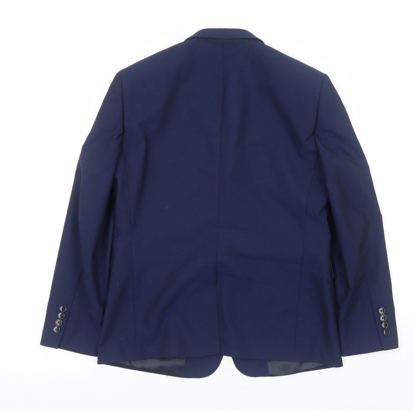 Burton Mens Blue Polyester Jacket Blazer Size S Regular