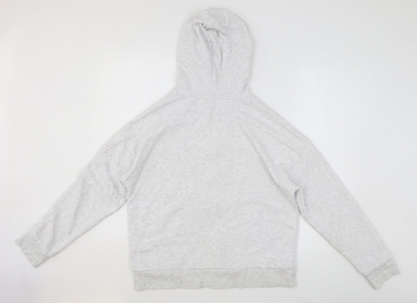 Nobody's Child Womens Grey Cotton Full Zip Hoodie Size S Zip - Be Kind