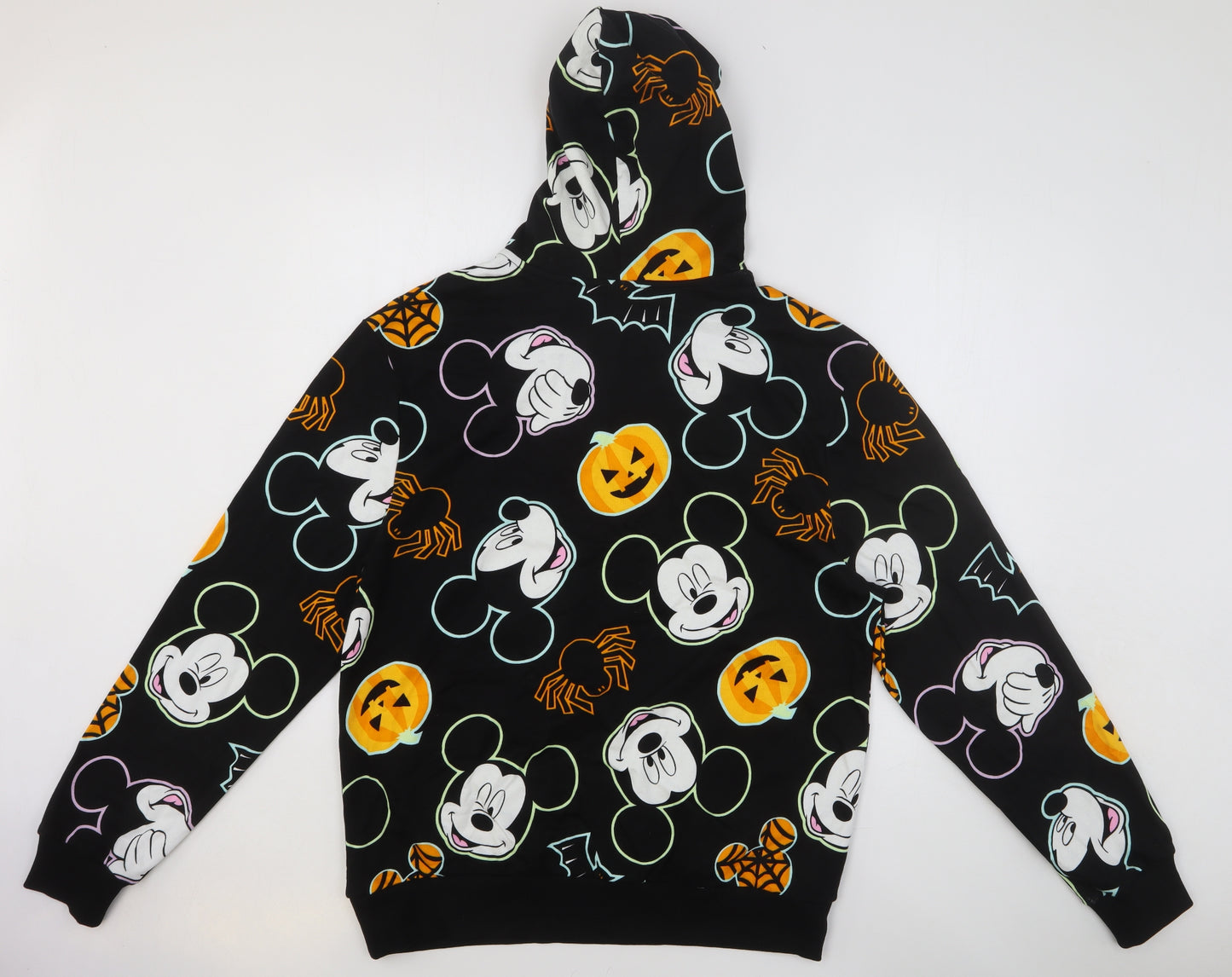George Womens Black Geometric Cotton Pullover Hoodie Size M Pullover - Mickey Mouse Halloween