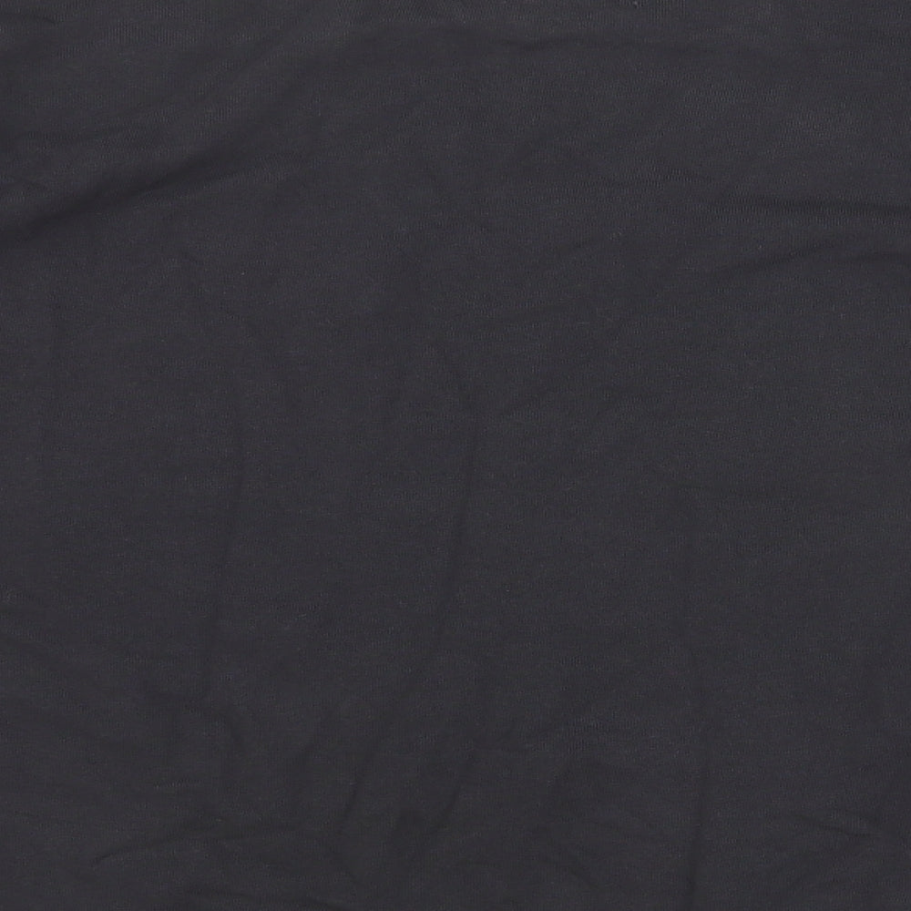 Marks and Spencer Womens Grey Round Neck Cotton Pullover Jumper Size M