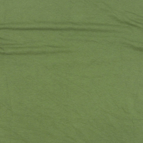 Marks and Spencer Womens Green Cotton Pullover Sweatshirt Size 8 Pullover