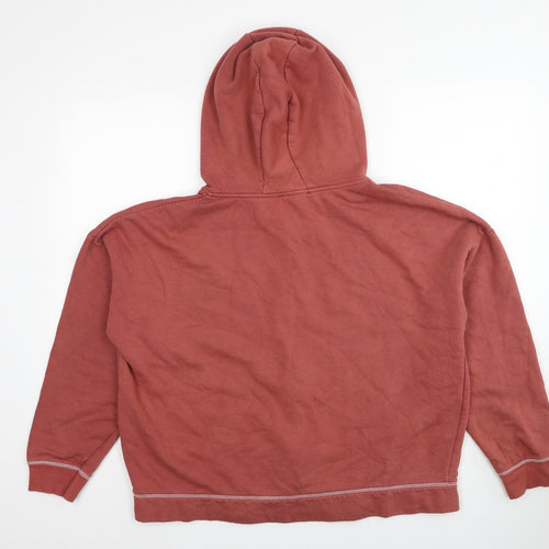 Primark Womens Red Cotton Full Zip Hoodie Size 18 Zip - Size 18-20