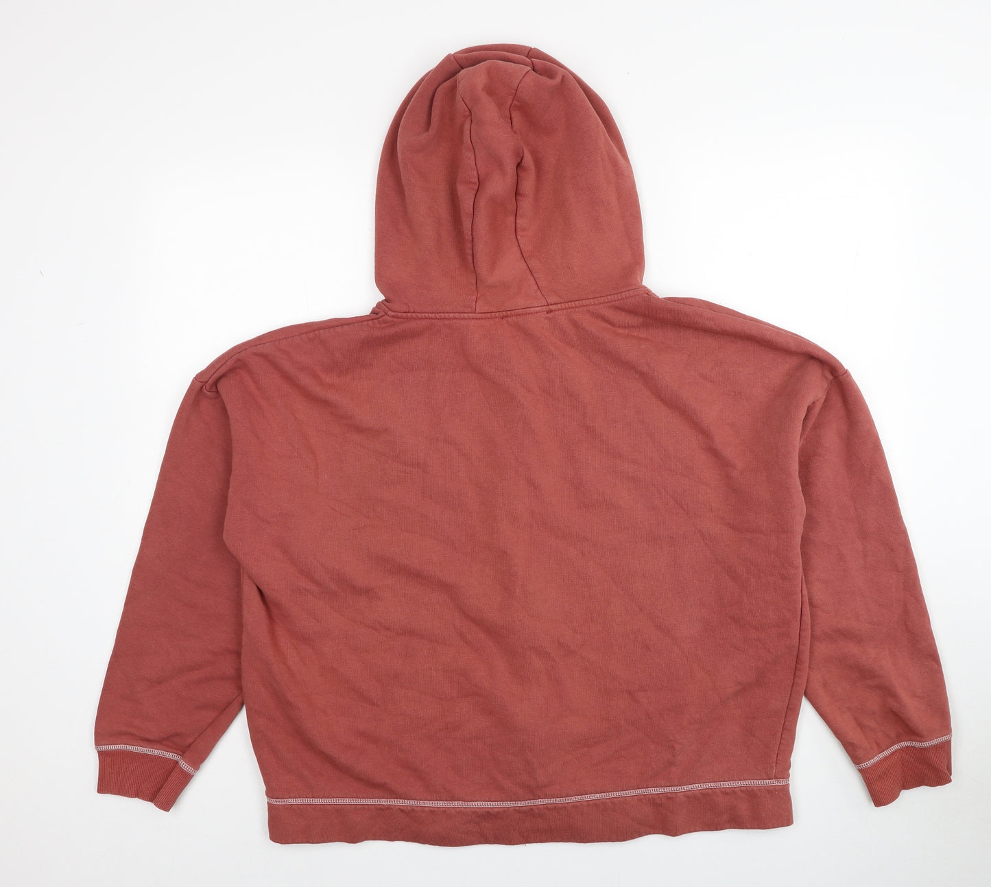 Primark Womens Red Cotton Full Zip Hoodie Size 18 Zip - Size 18-20