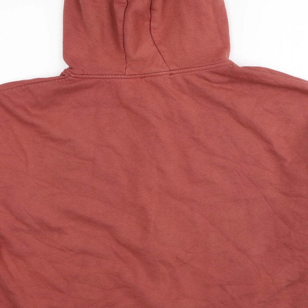 Primark Womens Red Cotton Full Zip Hoodie Size 18 Zip - Size 18-20