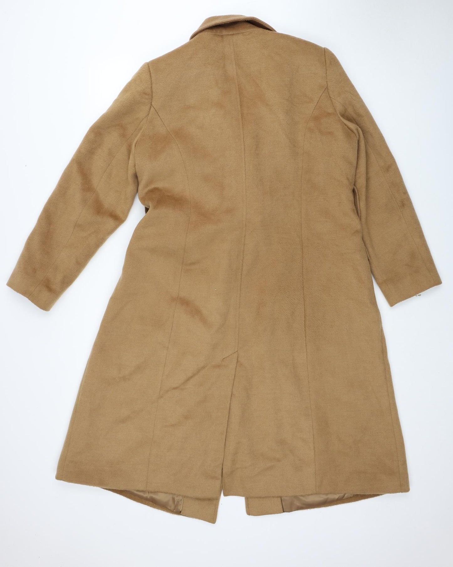 Marks and Spencer Womens Brown Trench Coat Coat Size 16 Button