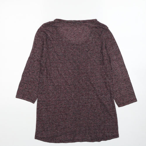Papaya Womens Beige Cotton Tunic T-Shirt Size S Scoop Neck