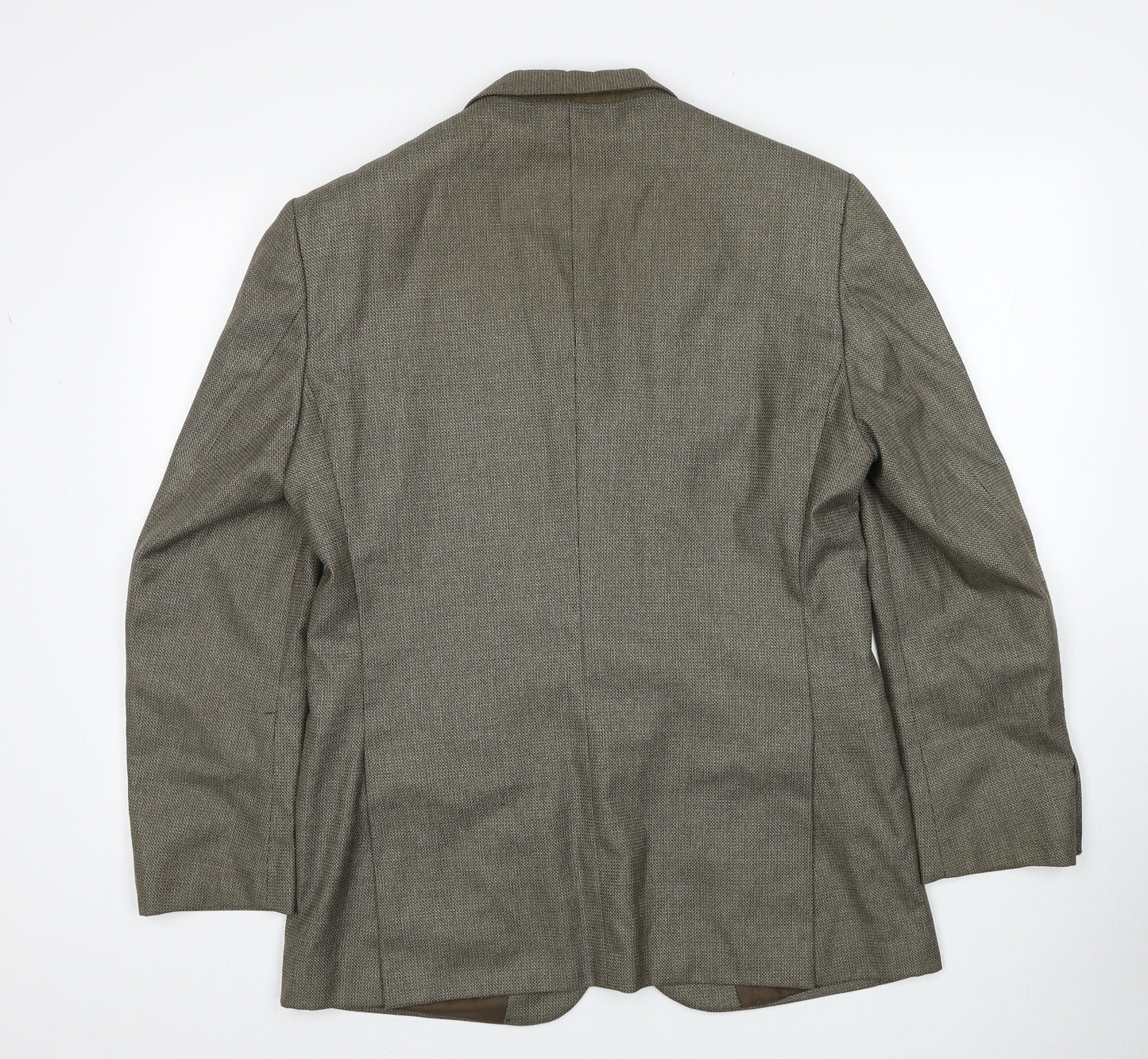 Marks and Spencer Mens Brown Polyester Jacket Blazer Size M Regular