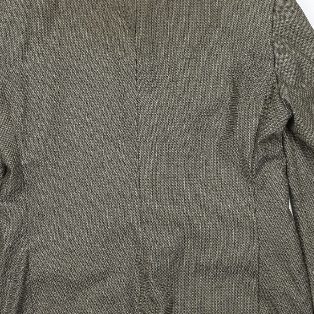 Marks and Spencer Mens Brown Polyester Jacket Blazer Size M Regular