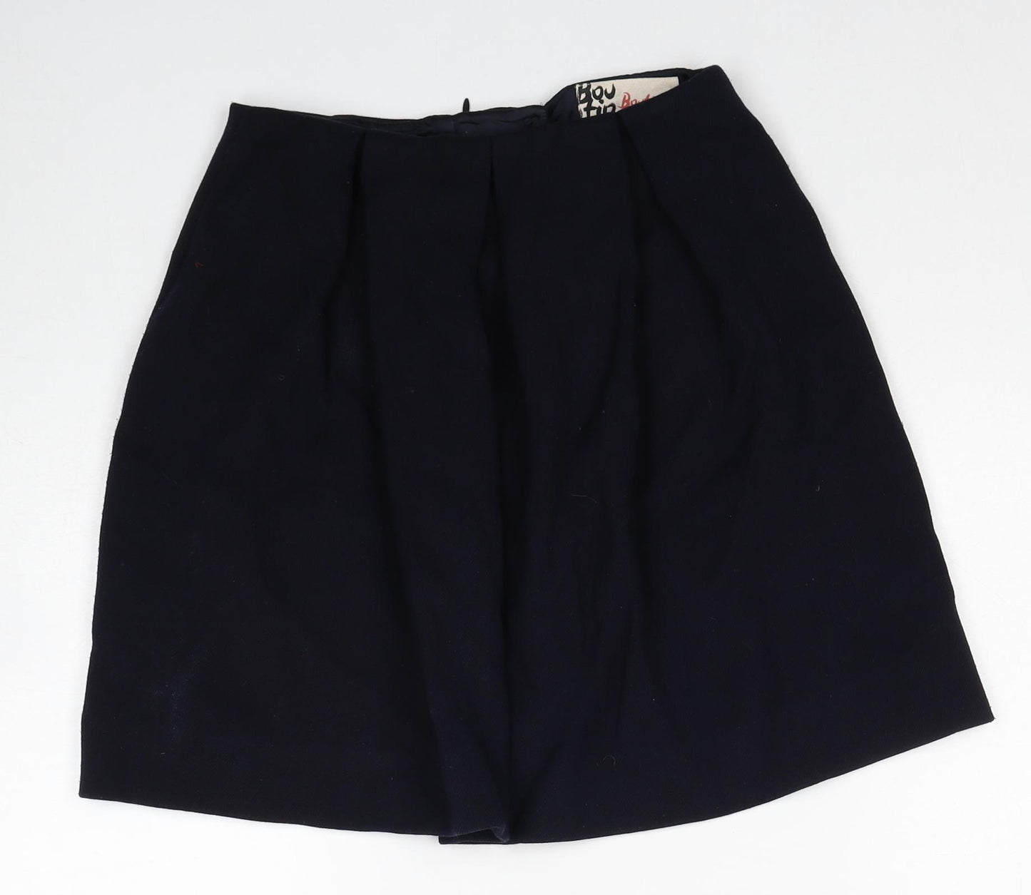 Jaeger Womens Black Polyester Tulip Skirt Size 6 Zip