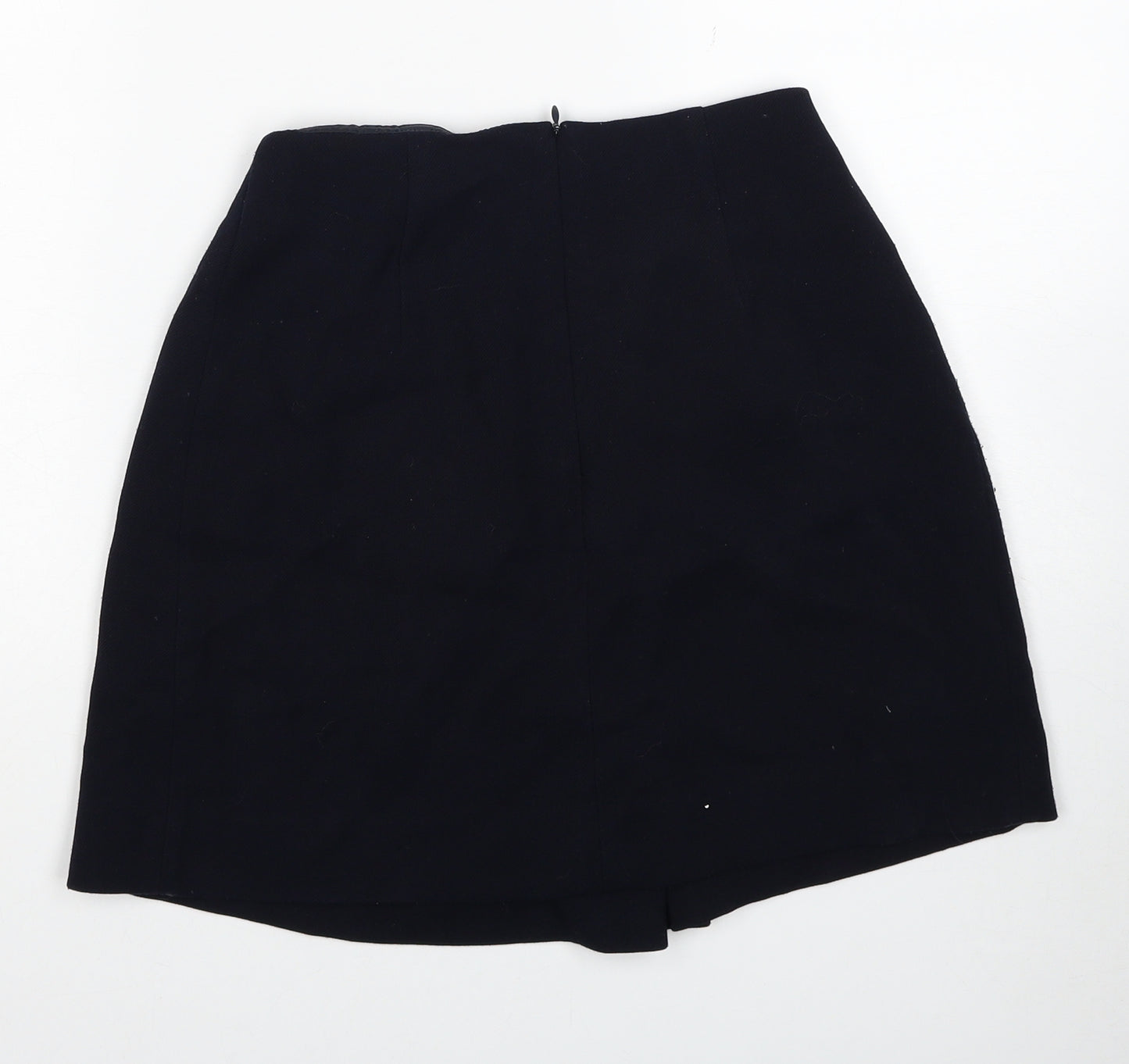 Jaeger Womens Black Polyester Tulip Skirt Size 6 Zip