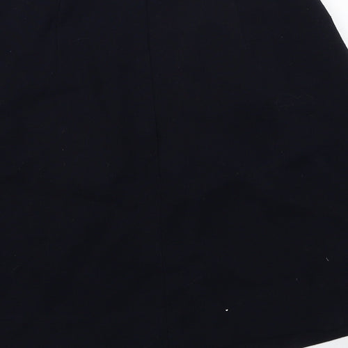 Jaeger Womens Black Polyester Tulip Skirt Size 6 Zip