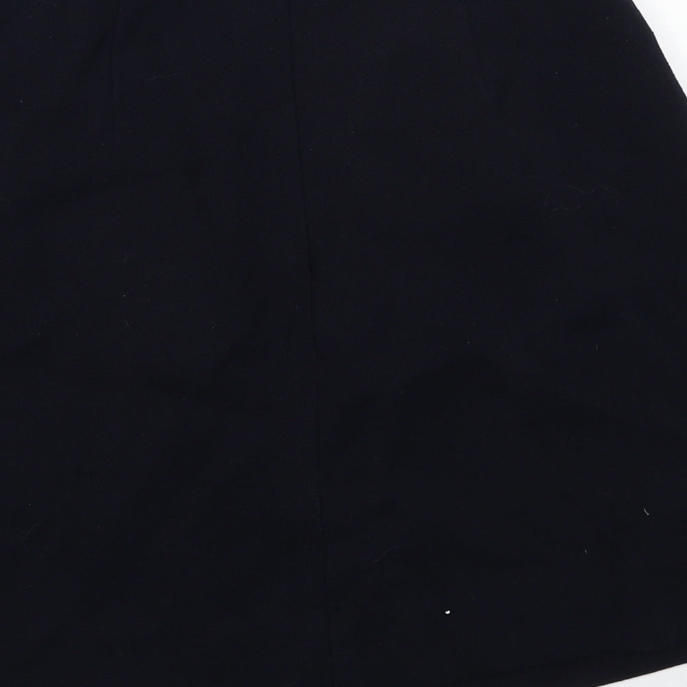 Jaeger Womens Black Polyester Tulip Skirt Size 6 Zip