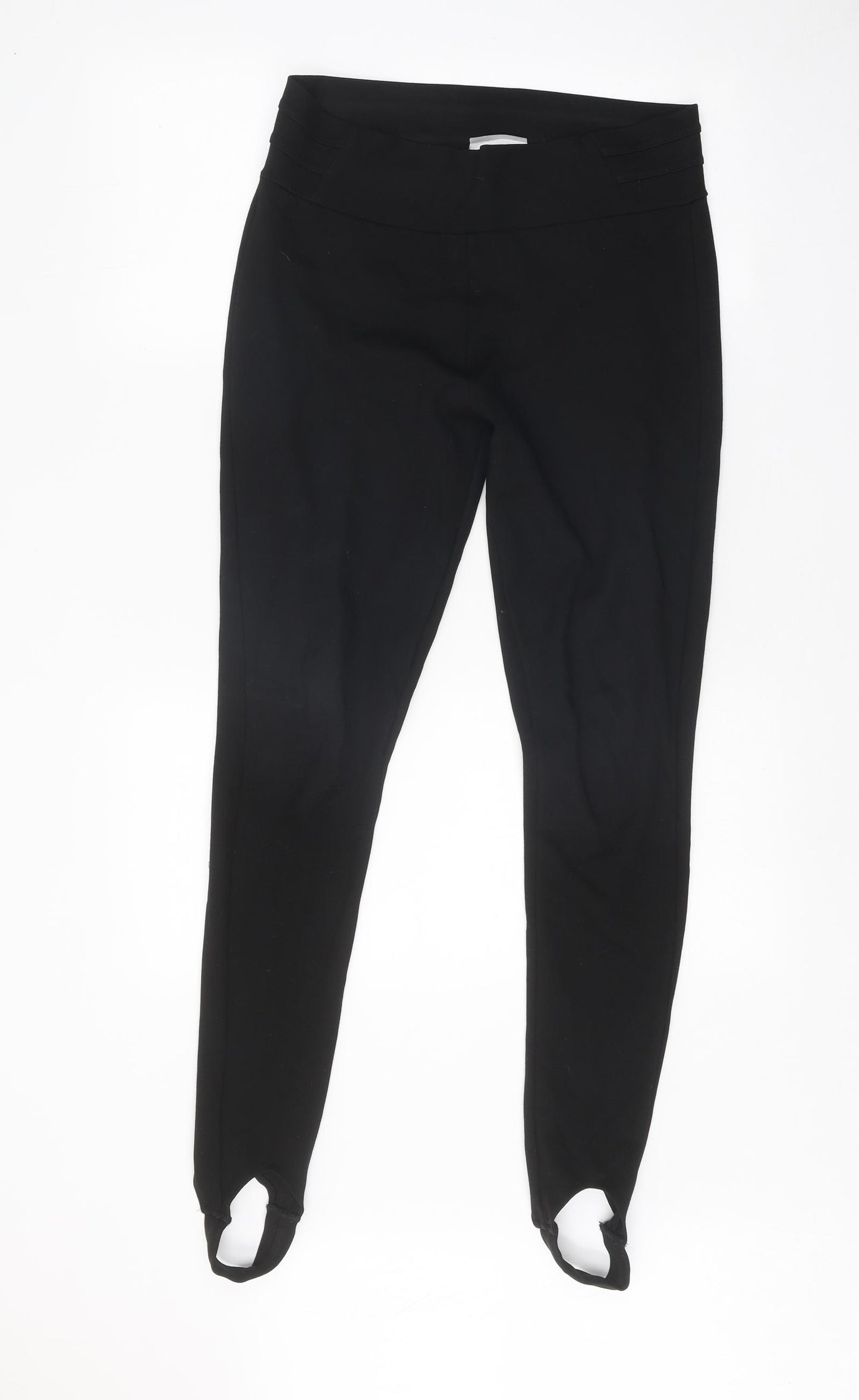 Wallis Womens Black Viscose Jogger Leggings Size M