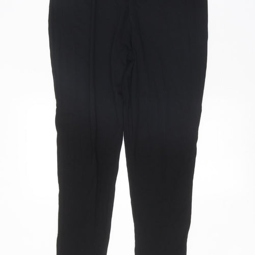Marks and Spencer Womens Black Viscose Jogger Leggings Size 16