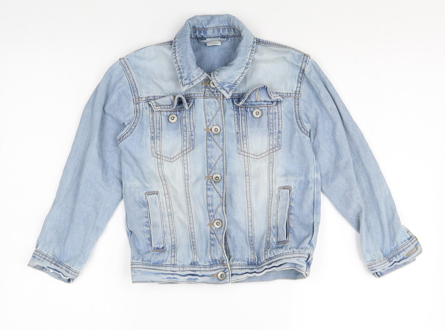 NEXT Boys Blue Jacket Size 8 Years Button