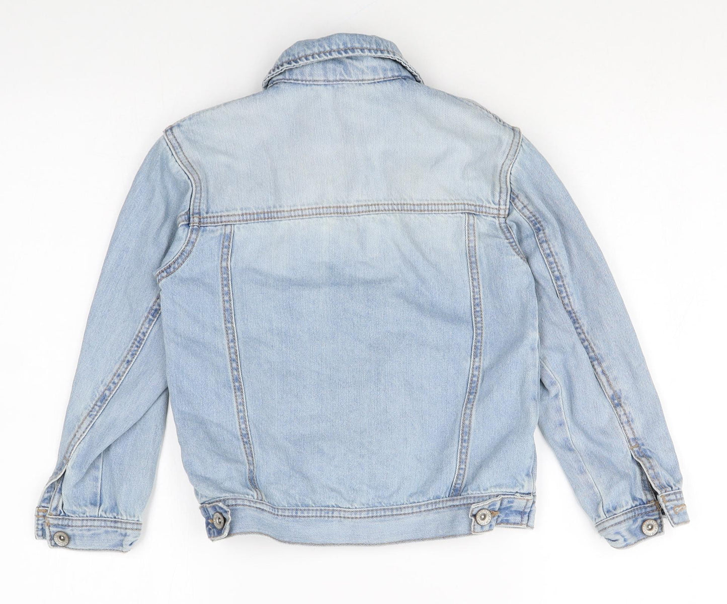 NEXT Boys Blue Jacket Size 8 Years Button