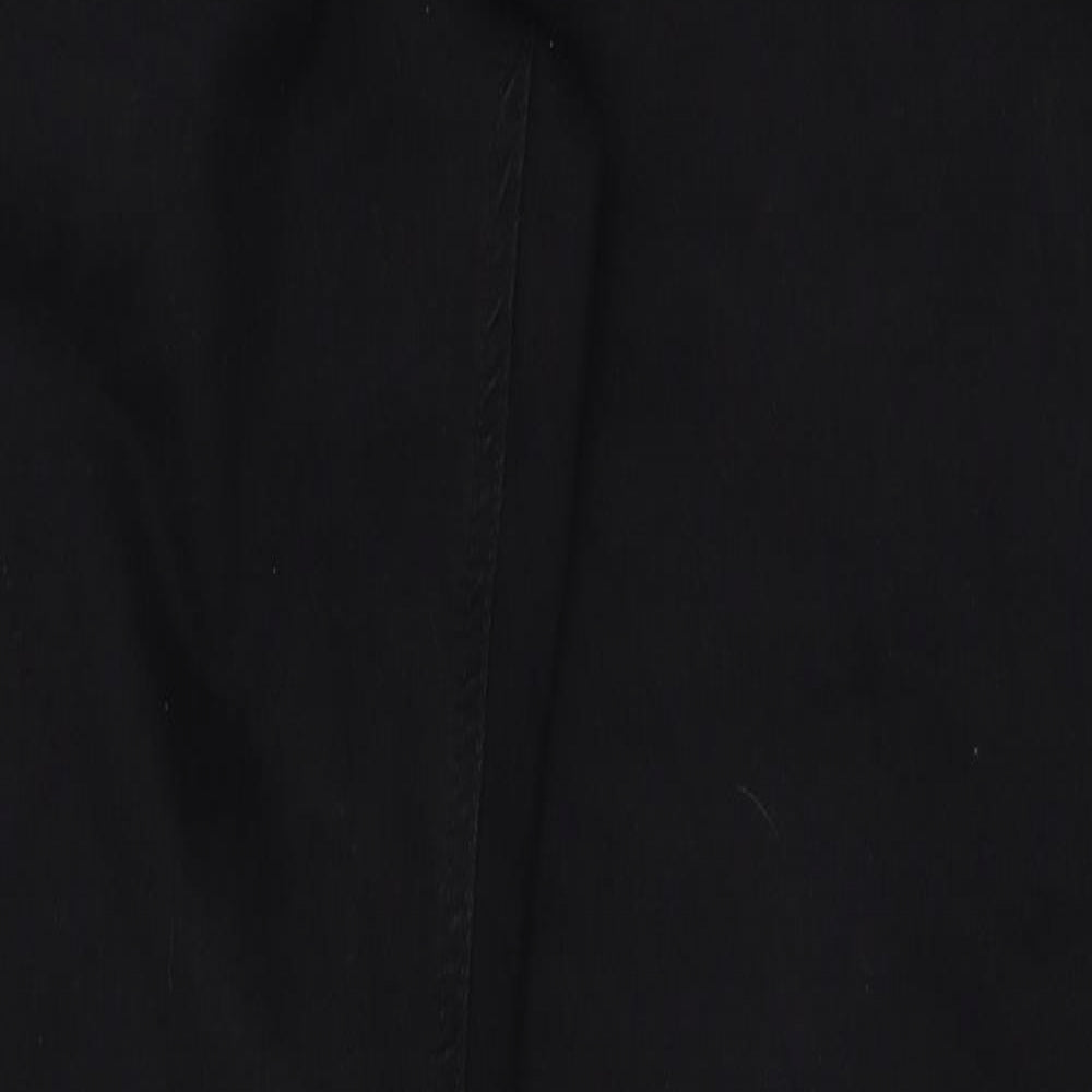 NEXT Mens Black Cotton Straight Jeans Size 34 in Regular Zip