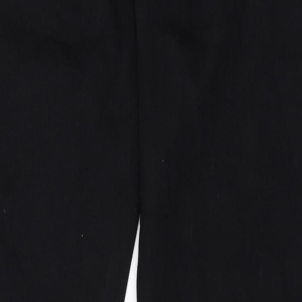 NEXT Mens Black Cotton Straight Jeans Size 34 in Regular Zip
