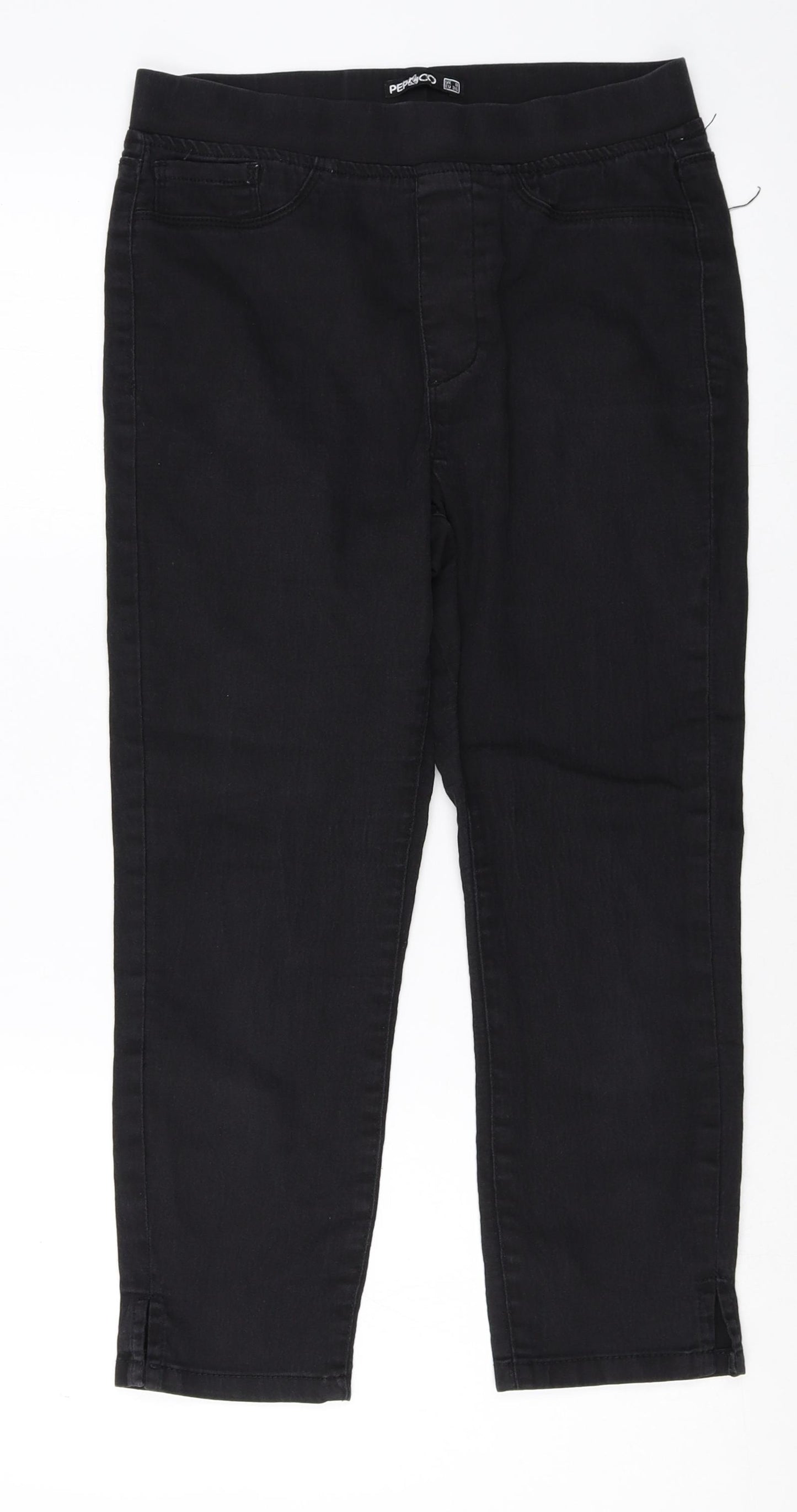 Pep&co Womens Black Cotton Jegging Leggings Size 8
