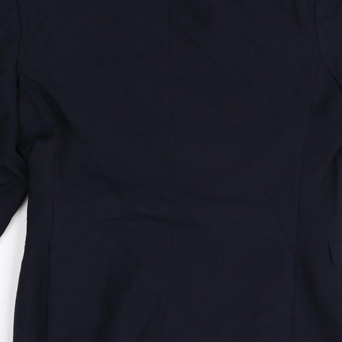 limehaus Mens Black Polyester Jacket Blazer Size 40 Regular