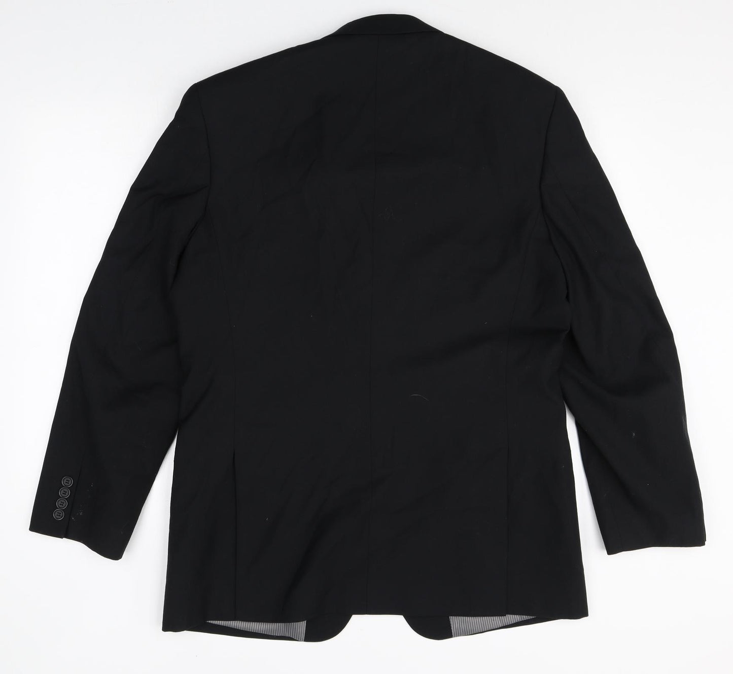 Burton Mens Black Polyester Jacket Blazer Size 42 Regular