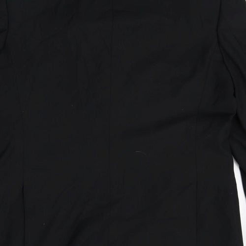 Burton Mens Black Polyester Jacket Blazer Size 42 Regular