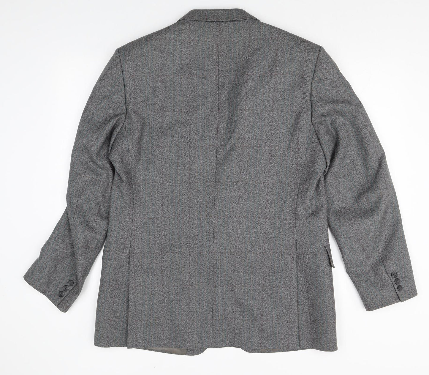 Magee Mens Grey Viscose Jacket Blazer Size 42 Regular