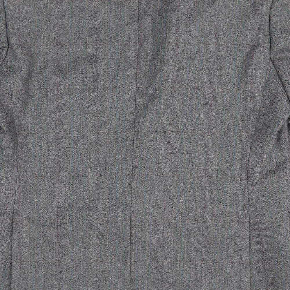 Magee Mens Grey Viscose Jacket Blazer Size 42 Regular