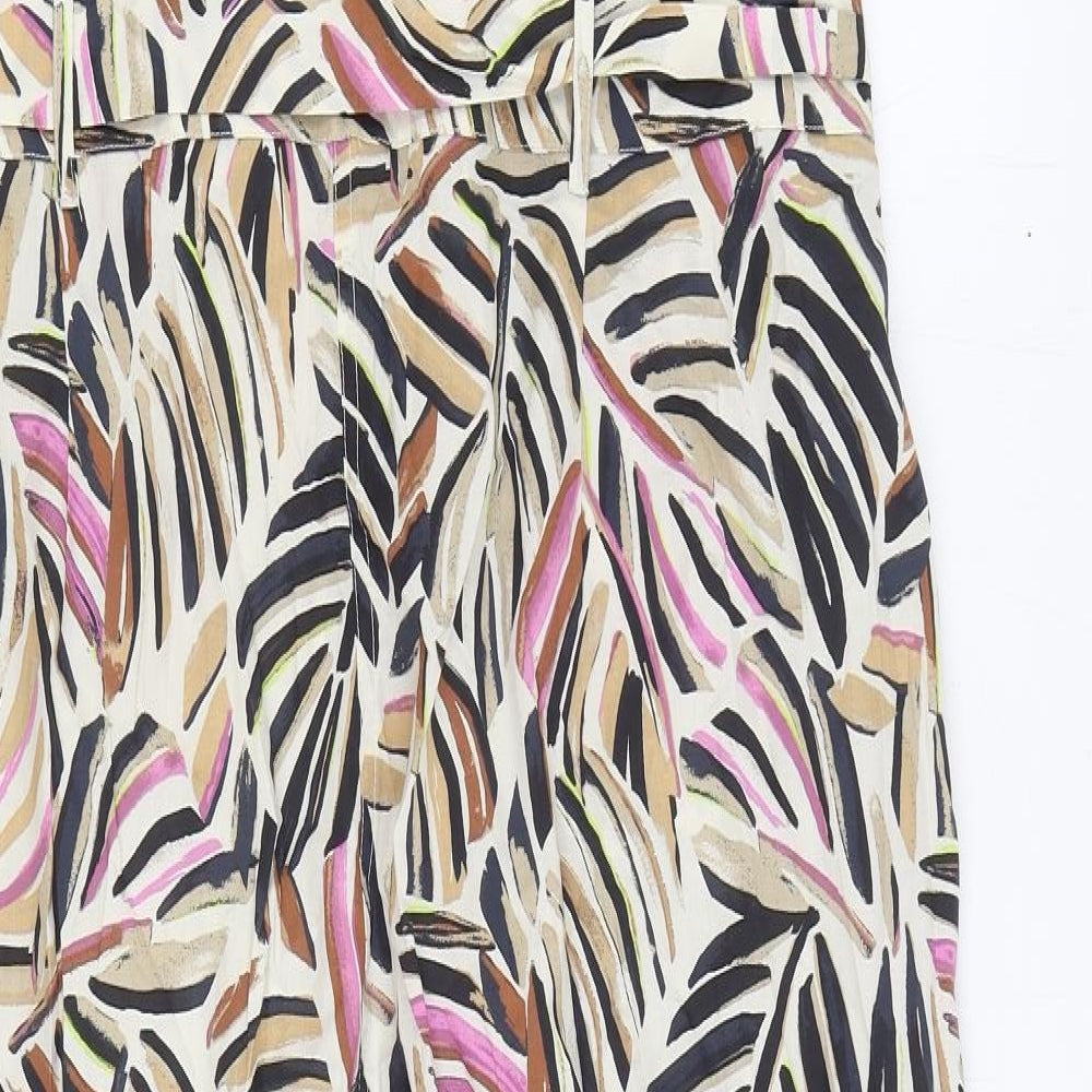 Monsoon Womens Multicoloured Geometric 100% Cotton Jumpsuit One-Piece Size 20 Pullover