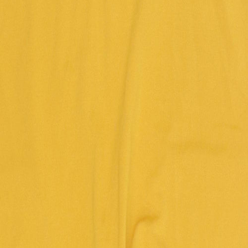 Preworn Womens Yellow Polyester Jumpsuit One-Piece Size S Pullover