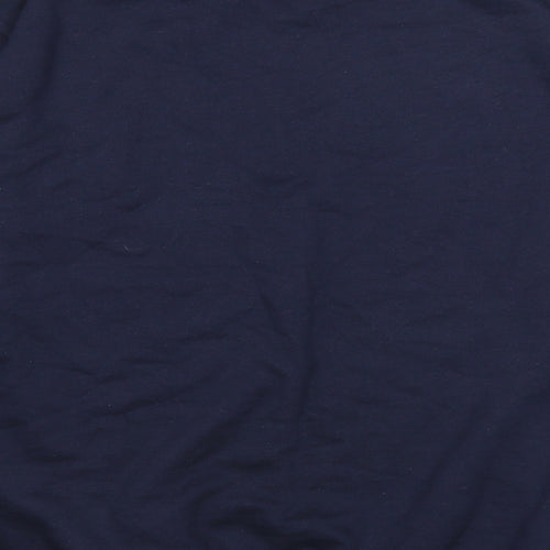 Uneek Mens Blue Cotton Pullover Sweatshirt Size L