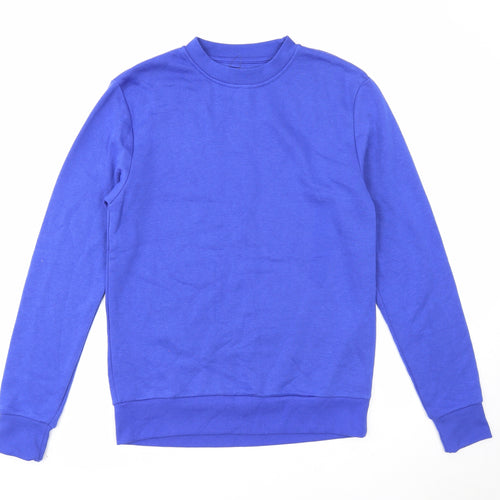Primark Mens Blue Cotton Pullover Sweatshirt Size XS