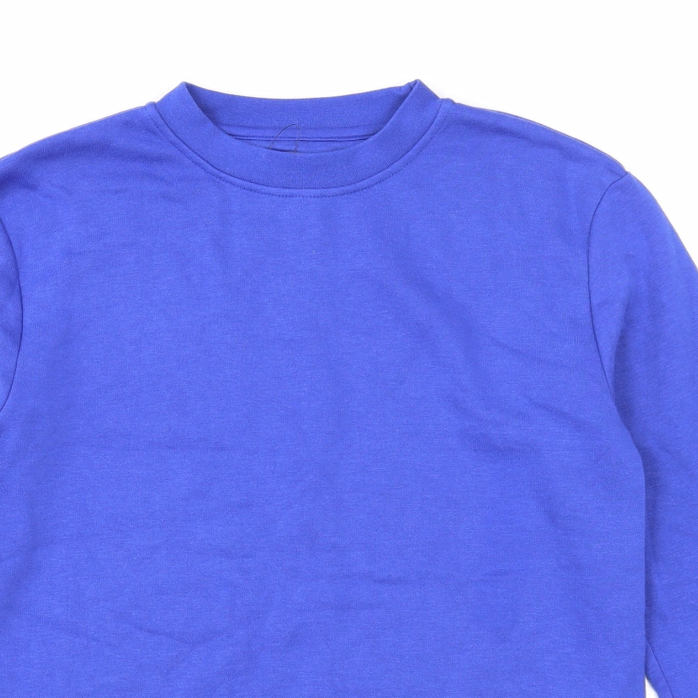 Primark Mens Blue Cotton Pullover Sweatshirt Size XS