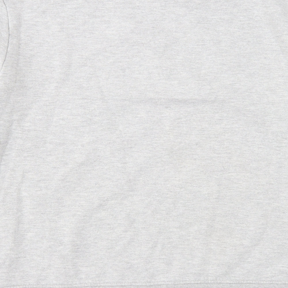 River Island Mens Grey Cotton Pullover Sweatshirt Size L