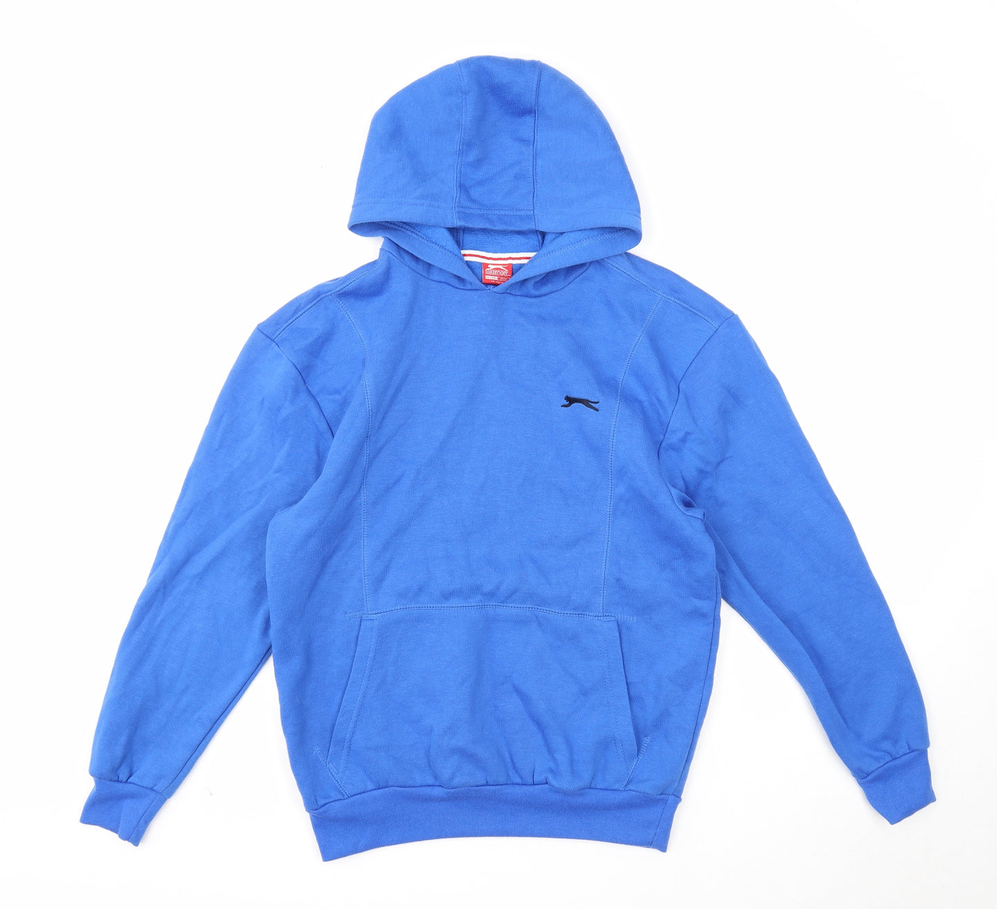 Slazenger Boys Blue Cotton Pullover Hoodie Size 13 Years Pullover